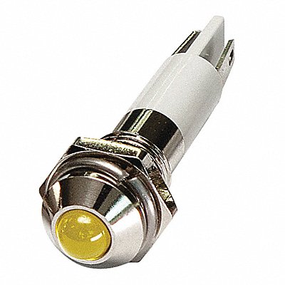 Round Indicator Light Yellow 110VAC MPN:24M049