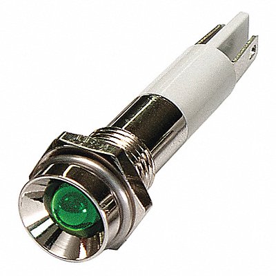 Protrude Indicator Light Green 12VDC MPN:24M053