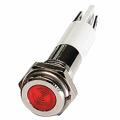 Flat Indicator Light Red 110VAC MPN:24M070