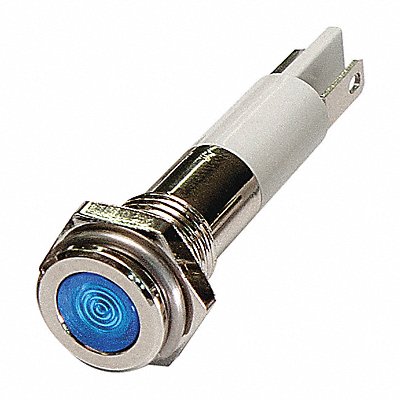 Flat Indicator Light Blue 110VAC MPN:24M073