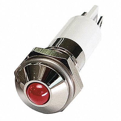 Round Indicator Light Red 110VAC MPN:24M081