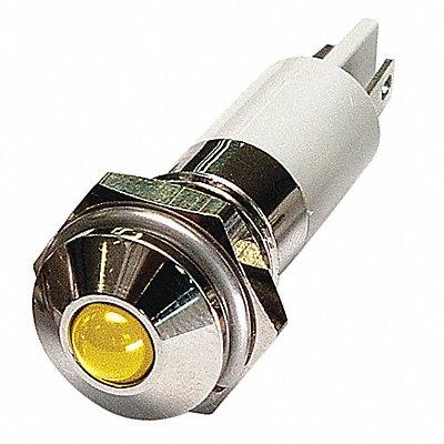 Round Indicator Light Yellow 110VAC MPN:24M082