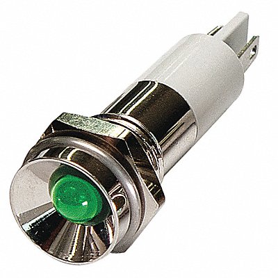 Protrude Indicator Light Green 12VDC MPN:24M086