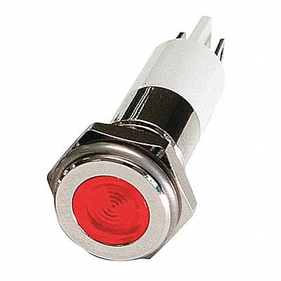 Flat Indicator Light Red 12VDC MPN:24M093