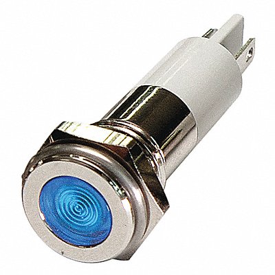 Flat Indicator Light Blue 12VDC MPN:24M096