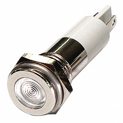 Flat Indicator Light White 12VDC MPN:24M097