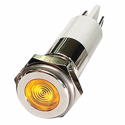 Flat Indicator Light Yellow 110VAC MPN:24M105