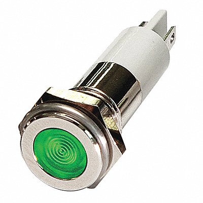 Flat Indicator Light Green 110VAC MPN:24M106