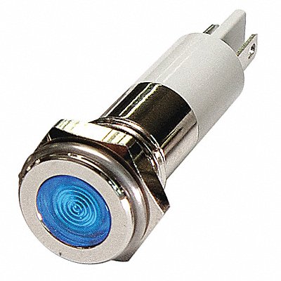 Flat Indicator Light Blue 110VAC MPN:24M107