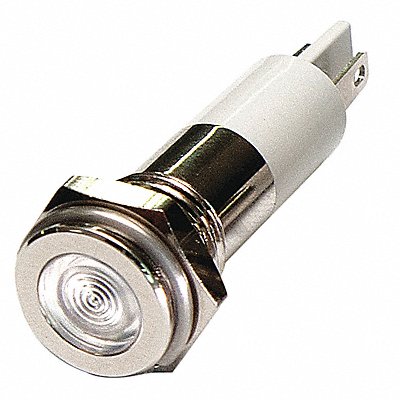 Flat Indicator Light White 110VAC MPN:24M108