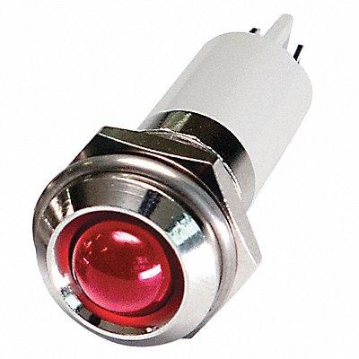 Round Indicator Light Red 110VAC MPN:24M115