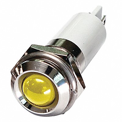 Round Indicator Light Yellow 110VAC MPN:24M116