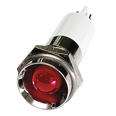 Protrude Indicator Light Red 12VDC MPN:24M118