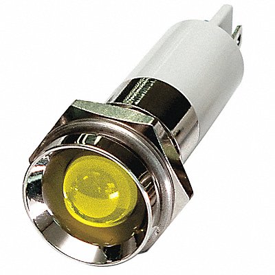 Protrude Indicator Light Yellow 12VDC MPN:24M119