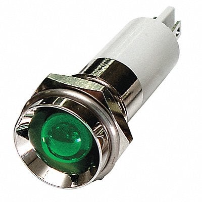 Protrude Indicator Light Green 12VDC MPN:24M120