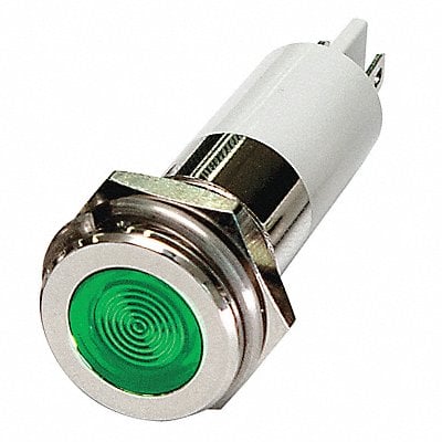 Flat Indicator Light Green 12VDC MPN:24M129