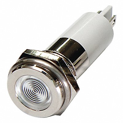 Flat Indicator Light White 12VDC MPN:24M131