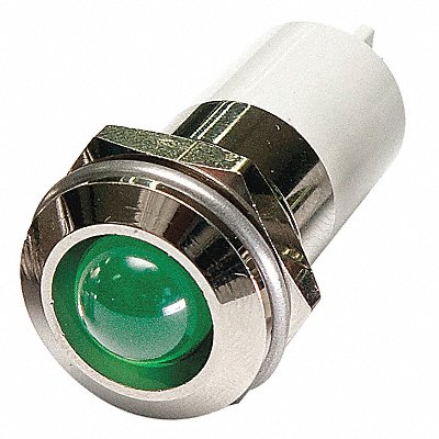 Round Indicator Light Green 3VDC MPN:24M144