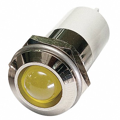 Round Indicator Light Yellow 110VAC MPN:24M152