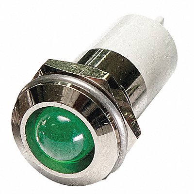 Round Indicator Light Green 110VAC MPN:24M153