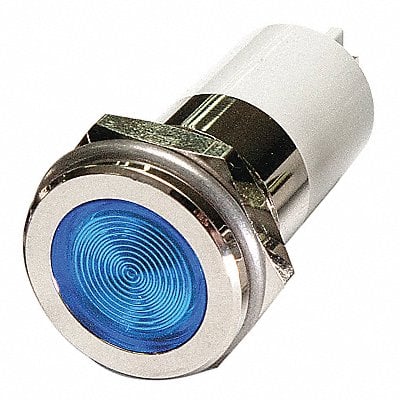 Flat Indicator Light Blue 12VDC MPN:24M166