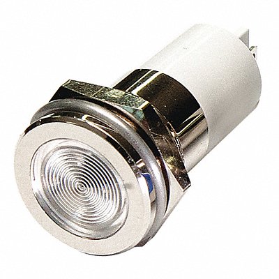 Flat Indicator Light White 12VDC MPN:24M167