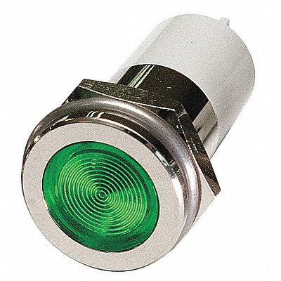 Flat Indicator Light Green 24VDC MPN:24M170