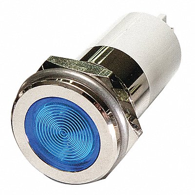 Flat Indicator Light Blue 24VDC MPN:24M171