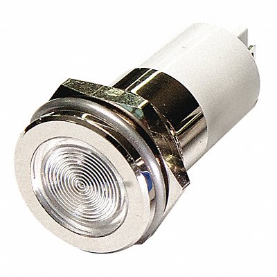 Flat Indicator Light White 24VDC MPN:24M172