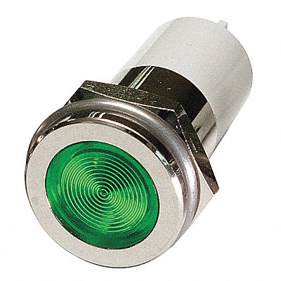 Flat Indicator Light Green 110VAC MPN:24M175