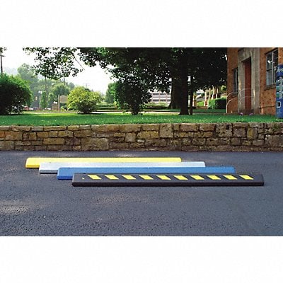 Parking Curb 6 ft x 4 x 8 Black/Yellow MPN:1790BLKX