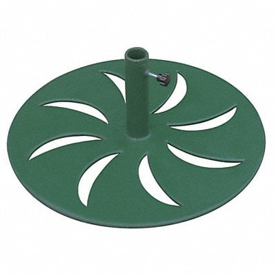 E5621 Outdoor Umbrella Base Round Green MPN:4HUW7