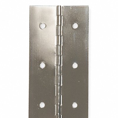 Continuous Hinge Nickel 6 ft L 2 in W MPN:4PB29