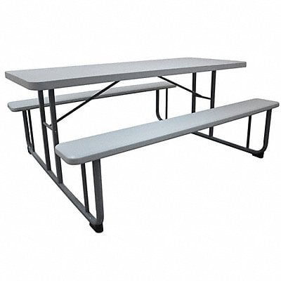 Picnic Table 72 W x60 D MPN:12F621