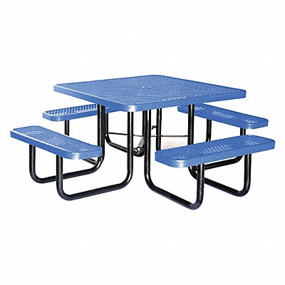 E0148 Picnic Table 80 W x80 D Blue MPN:4HUR1