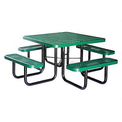 E0148 Picnic Table 80 W x80 D Green MPN:4HUR2