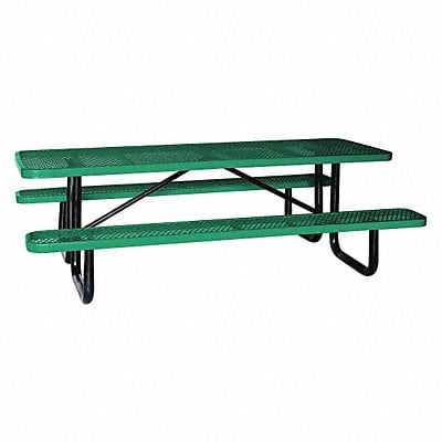 Picnic Table 96 W x62 D Green MPN:4HUR8