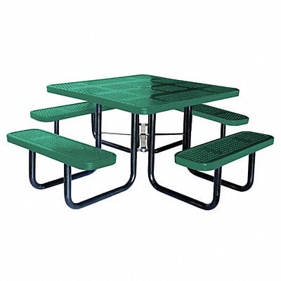 E5614 Picnic Table 80 W x80 D Green MPN:4HUV2