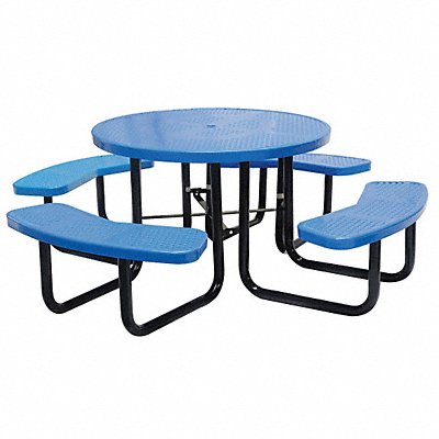 E5615 Picnic Table 81 Dia Blue MPN:4HUV3