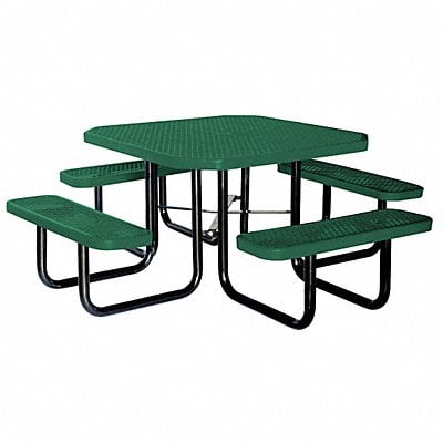 E5616 Picnic Table 80 W x80 D Green MPN:4HUV6