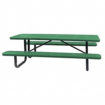 E5619 Picnic Table 96 W x62 D Green MPN:4HUW3