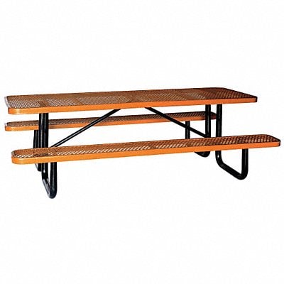 Picnic Table W x96 D Brown MPN:4HUX3