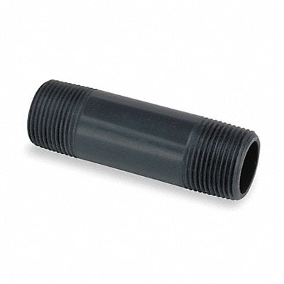 Nipple PVC 3 x 4 In Schedule 80 Gray MPN:861-341