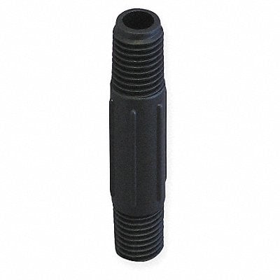 Nipple 1 1/2 x 6 In MNPT Poly Black MPN:NIP150-6