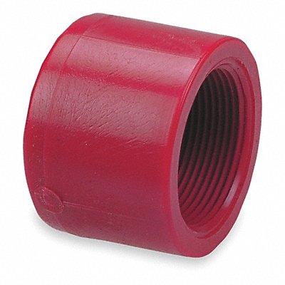 Cap 1 in Pipe Size Schedule 80 FNPT Red MPN:6517-3 1