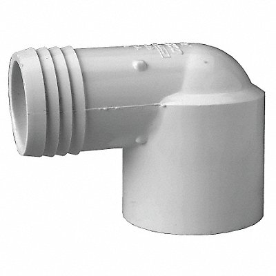 Elbow 90 Degrees 1 1/2 in White 200 PSI MPN:127957