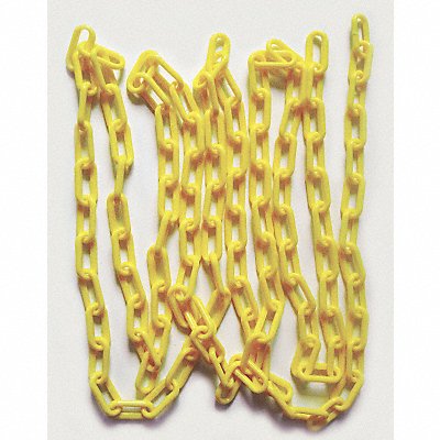 Plastic Chain 2 In x 100 ft Yellow MPN:33L678