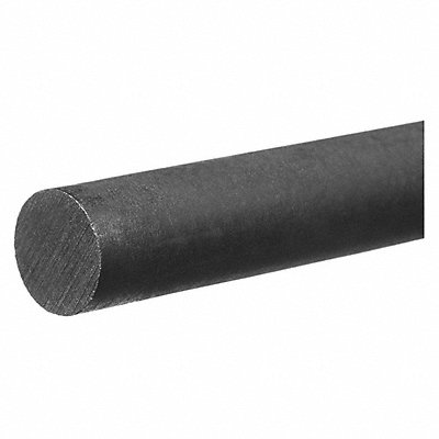 K6458 PlsticRod AcetalCopolym 1/4 Dia 6ftL Blk MPN:BULK-PR-ACB-3