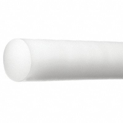 K6797 Plastic Rod PTFE 2 Dia 2ftL White MPN:BULK-PR-PTFE-109