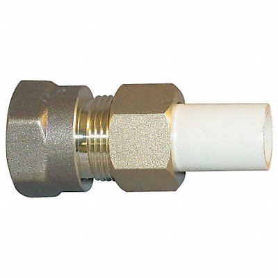 Union Brass 1/2 in Metal Side Pipe Size MPN:TUF-005